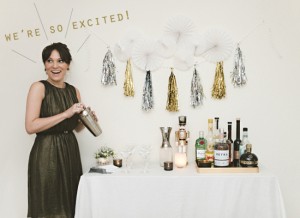 Big Entertaining in a Temporary Space